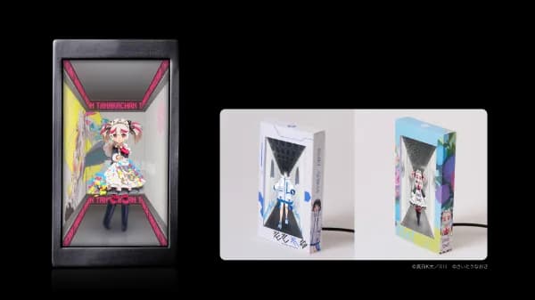 デジタルフィギュアを表示したホロモデリンク