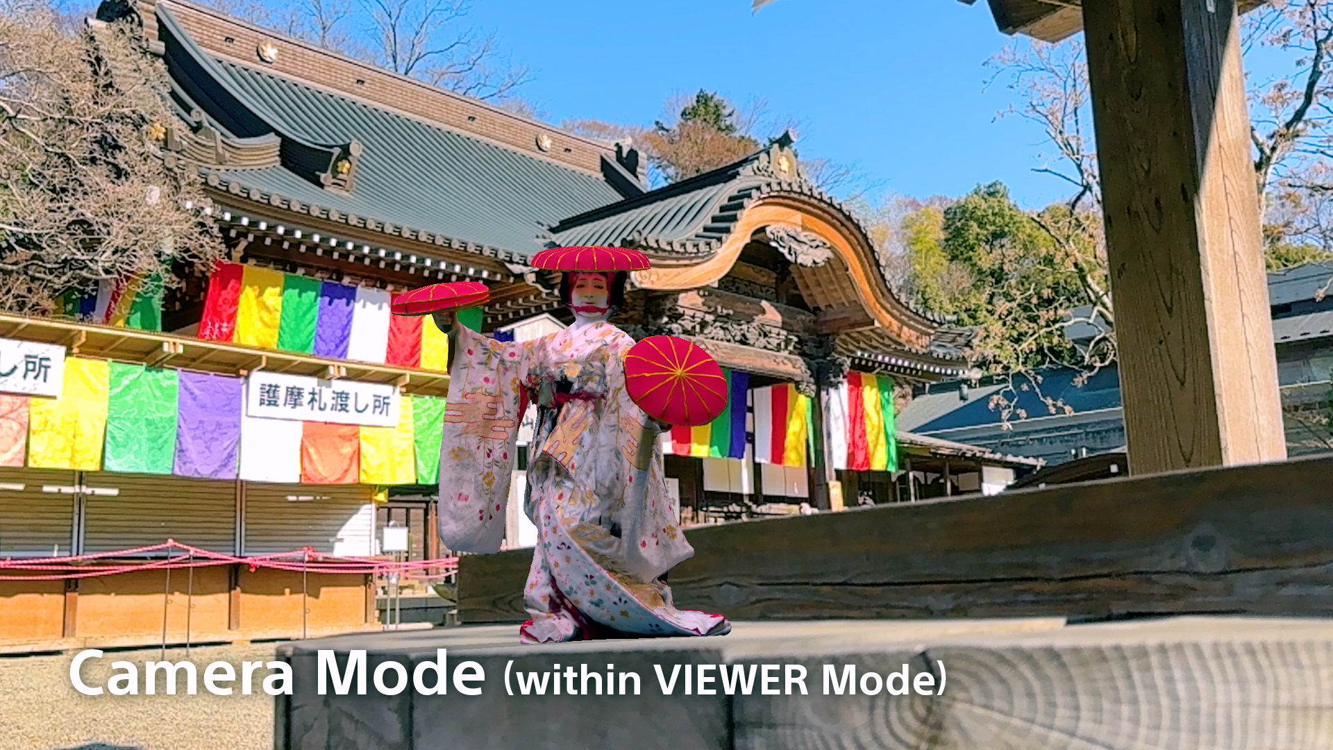 カメラモード(ビューワーモード内)
*床面の定位なし